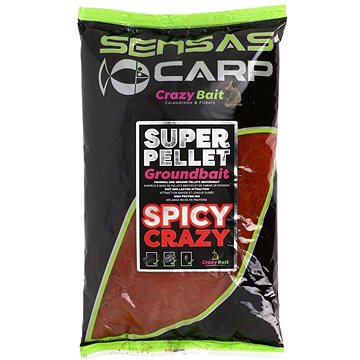 Sensas Super Pellet Groundbait Spicy Crazy 1kg (3297830438340)