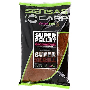 Sensas Super Pellet Groundbait Super Krill 1kg (3297830438357)