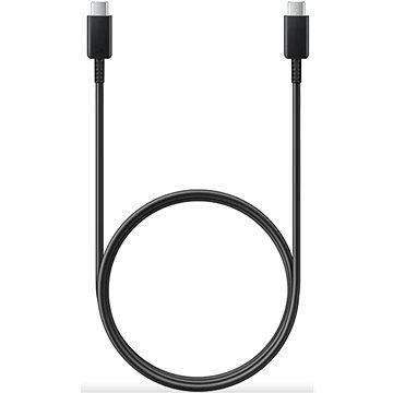 Samsung Propojovací kabel USB-C na USB-C, 5A, 1m, černý (EP-DN975BBEGWW)