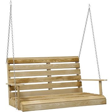 Houpací lavice 110 cm impregnované borové dřevo, 318397 (318397)