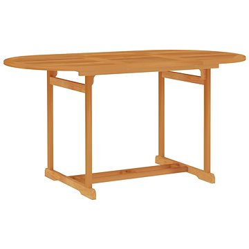 Zahradní stůl 150 × 90 × 75 cm masivní teakové dřevo, 315102 (315102)