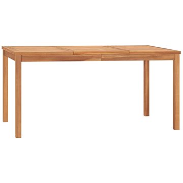 Zahradní jídelní stůl 160 × 80 × 77 cm masivní teakové dřevo, 315620 (315620)