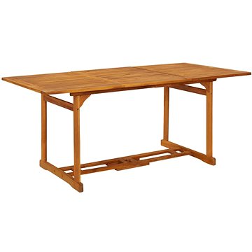 Zahradní jídelní stůl 180 × 90 × 75 cm masivní akáciové dřevo, 315945 (315945)