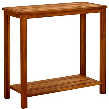 Zahradní konzolový stolek 80 × 35 × 75 cm masivní akáciové dřevo, 316405 (316405)