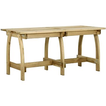 Zahradní stůl 160 × 74 × 75 cm impregnované borové dřevo, 318404 (318404)