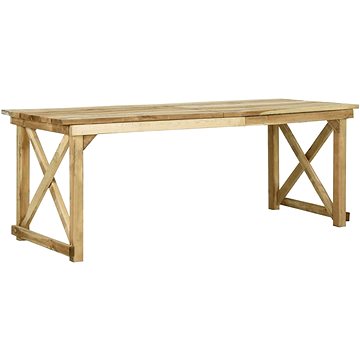 Zahradní stůl 200 × 79 × 75 cm impregnované borové dřevo, 318415 (318415)