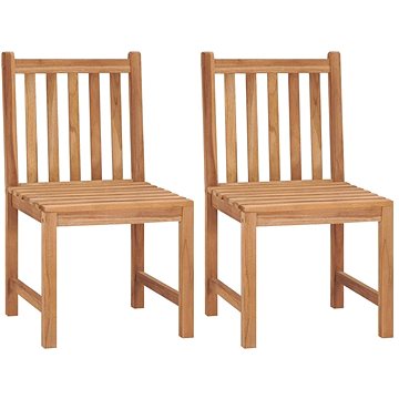 Zahradní židle 2 ks masivní teakové dřevo, 315611 (315611)