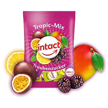 Intact sáček hroznový cukr TROPIC MIX 100g (3907848)