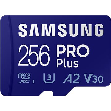 Samsung MicroSDXC 256GB PRO Plus + SD adaptér (MB-MD256KA/EU)