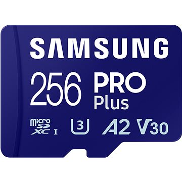 Samsung MicroSDXC 256GB PRO Plus + SD adaptér (2023) (MB-MD256SA/EU)