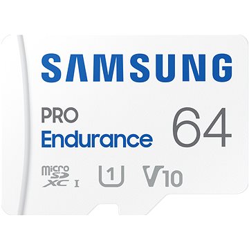 Samsung MicroSDXC 64GB PRO Endurance + SD adaptér (MB-MJ64KA/EU)