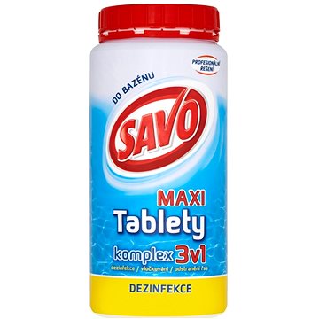 SAVO bazén - Tablety chlorové MAXI KOMPLEX 3v1 1,4kg (8714100178324)