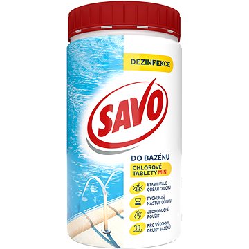 SAVO bazén - Tablety chlorové MINI 0,8kg (8720182369697)