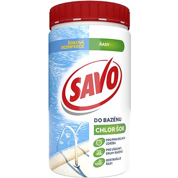 SAVO bazén - Chlor šok 0,85kg (8720182353368)
