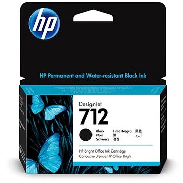 HP 3ED70A č. 712 černá (3ED70A)