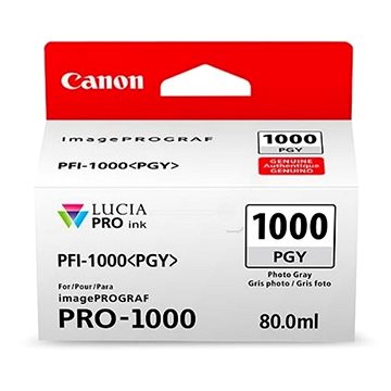 Canon PFI-1000PGY foto šedá (0553C001)