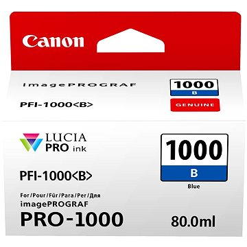 Canon PFI-1000B modrá (0555C001)