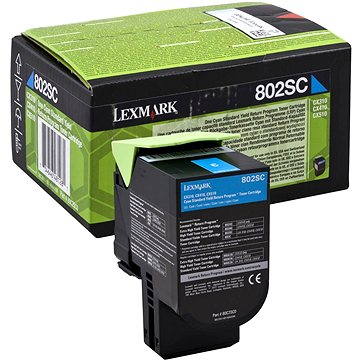 LEXMARK 80C2SC0 azurový (80C2SC0)