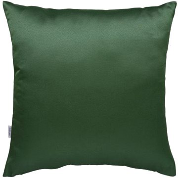 Scanquilt dekorační povlak na polštář Satén Trend tm. zelená (16153)