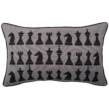 Scanquilt dekorační povlak na polštář Smart šachy (30251)