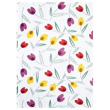 SCANquilt utěrka na nádobí DEKORO tulipány (33875)