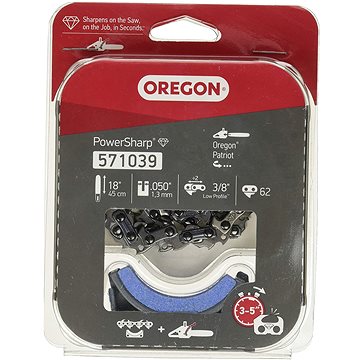Oregon Řetěz PowerSharp k pile CS1500 3/8" 1,3mm - 62 článků + ostřící kámen (571039)