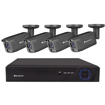 Securia Pro kamerový systém NVR4CHV5S-B smart, černý (02304)