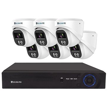 Securia Pro kamerový systém NVR6CHV5S-W DOME smart, bílý (02311)