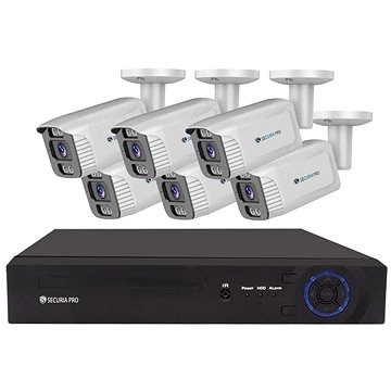 Securia Pro kamerový systém NVR6CHV5S-W smart, bílý (02309)