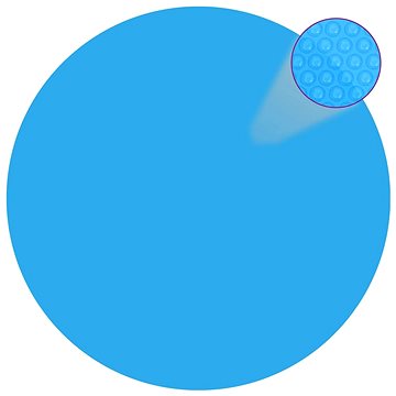 Kryt na bazén modrý 356 cm PE (92145)