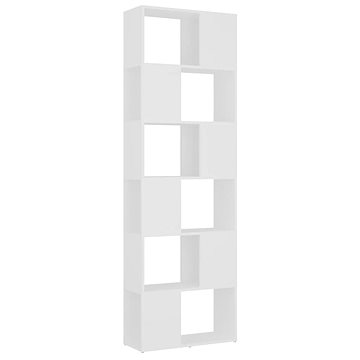Shumee dělící stěna bílá 60×24×186 cm, 809098 (809098)