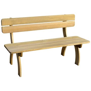 Zahradní lavice 150 cm impregnované borové dřevo (41960)