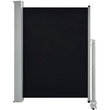 SHUMEE Zástěna na terasu, černá 100 x 300 cm (45184)