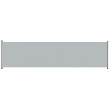 SHUMEE Zástěna boční, šedá 160 x 600 cm (42180)