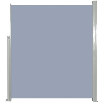 Markýza boční / zástěna na terasu zatahovatelná 160 x 300 cm šedá (41546)