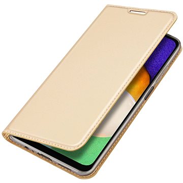 DUX DUCIS Skin Pro knížkové kožené pouzdro na Samsung Galaxy A13 5G, zlaté (DUX44155)