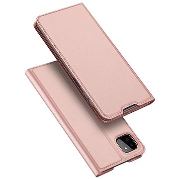 Dux Ducis Skin Pro knížkové kožené pouzdro na Samsung Galaxy A22 5G, růžové (DUX50583)