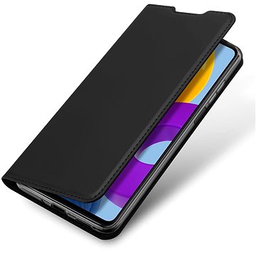 DUX DUCIS Skin Pro knížkové kožené pouzdro na Samsung Galaxy M52 5G, černé (DUX43448)