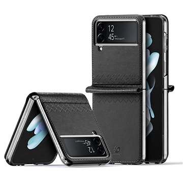 Dux Ducis Bril kožené pouzdro na Samsung Galaxy Z Flip 4 5G, černé (DUX035863)