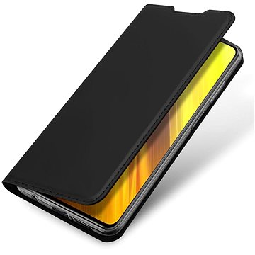 DUX DUCIS Skin Pro knížkové kožené pouzdro na Xiaomi Poco X3 NFC / X3 Pro, černé (DUX57292)