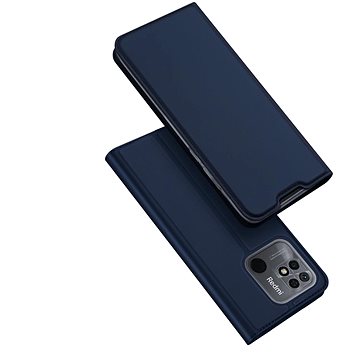 Dux Ducis Skin Pro knížkové kožené pouzdro na Xiaomi Redmi 10C, modré (DUX039434)