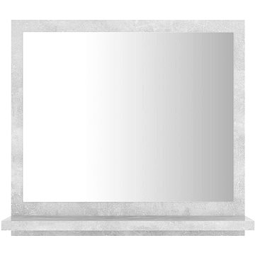 Koupelnové zrcadlo betonově šedé 40×10,5×37 cm dřevotříska 804557 (804557)
