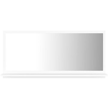 Koupelnové zrcadlo bílé 80×10,5×37 cm dřevotříska 804571 (804571)