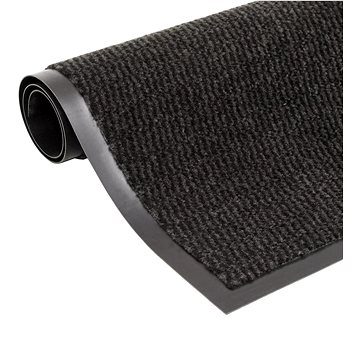 Protiprachová obdélníková rohožka všívaná 40x60cm černá
