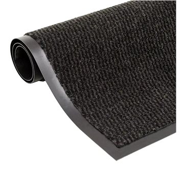 Protiprachová obdélníková rohožka všívaná 60x90 cm černá