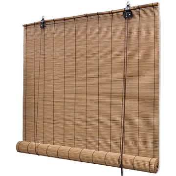 Bambusová roleta 80 × 220 cm přírodní