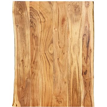 Stolní deska masivní akáciové dřevo 80 × (50–60) × 2,5 cm (286329)