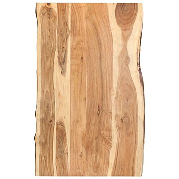 Stolní deska masivní akáciové dřevo 100 × (50–60) × 3,8 cm (286332)