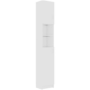 Koupelnová skříňka bílá 32 × 25,5 × 190 cm dřevotříska