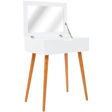 Toaletní stolek se zrcadlem MDF 60 × 40 × 75 cm (245751)